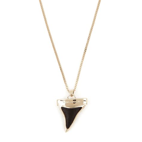 fake givenchy shark tooth necklace|how to find givenchy clothes.